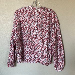 Universal Thread long sleeve Boho floral print top sz S